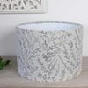 Fabio Dove Grey Drum Lampshade (30cm Diameter Ceiling Pendant)