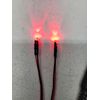 Prewired Double Red LED  with on/off/Speed/Mode Switch 9 Volt Battery Connector