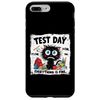 Black Cat Test Day Everything Is Fine Testing Student Kids Case for iPhone 7 Plus/8 Plus