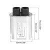 sourcing map Microwave Capacitor Replacement High Voltage Oven Capacitor 2100VAC 0.75uf