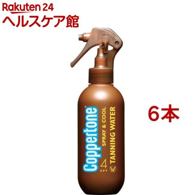 Coppertone Suntanning Series Tanning Water SPF4 (200ml*6 bottles set) [Coppertone]