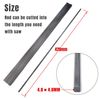 8pcs 4.0mm Square Carbon Fiber Solid Rods 4.0x4.0x420mm,1.4/2/3/4/6mm Available
