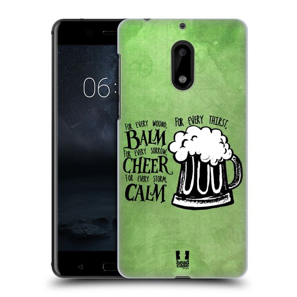 Head Case Designs Beer Irish Craic Hard Back Case Compatible With Nokia 6