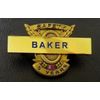CHiPs TV show - OFFICER JOHN BAKER Metal NAME PLATE - 3 post BACK!
