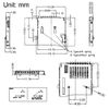 sourcing map Micro SD (TF) Card Socket Holder SMT Surface Mounted Devices Push Type 9 Pin 20pcs