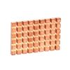 sourcing map Copper Heatsink 40x26x3mm with Conductive Adhesive for Solid SSD Cooler
