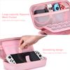 Switch OLED Accessories Bundle- innoAura 18 in 1 Switch Bundle with NS Switch Case, Switch Game Case, NS Switch OLED Screen Protector, Switch Stand, Switch Thumb Grips (Pink)