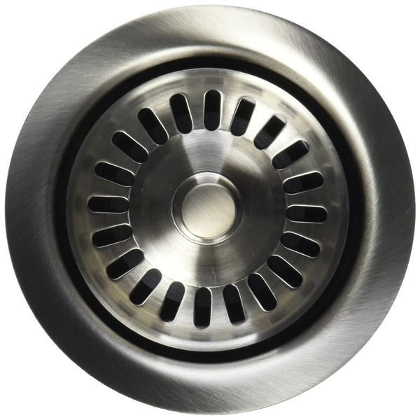 Mountain Plumbing MT200EV/BRS Kitchen Sink Strainer and Stopper, Brushed Stainless