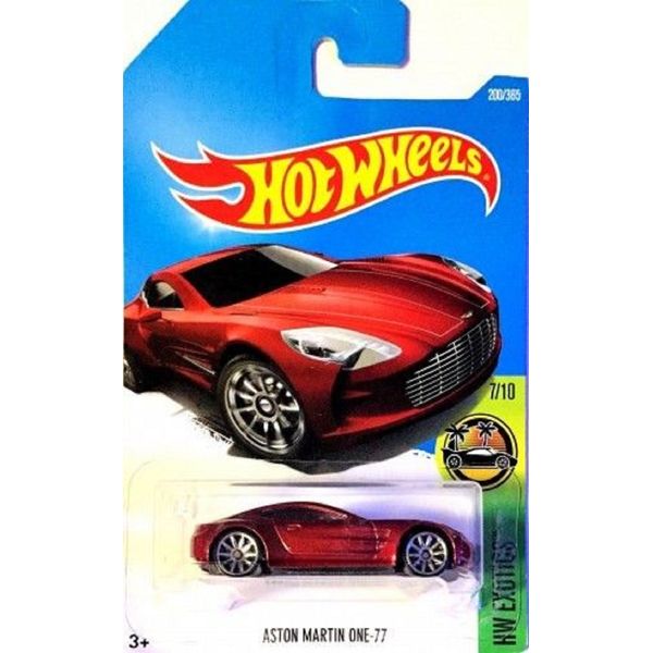 Hot Wheels 2017 HW Exotics Aston Martin One-77 200/365, Maroon