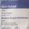 Dermacea White Fluff Bandage Roll Sterile 441106 100 per Case