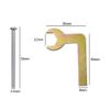 Urjumpea Wall Box Repair Tool 18 Type Wall Box Switch Socket Cassette Screws Support Rod Wall Electrical Box Screw Tool