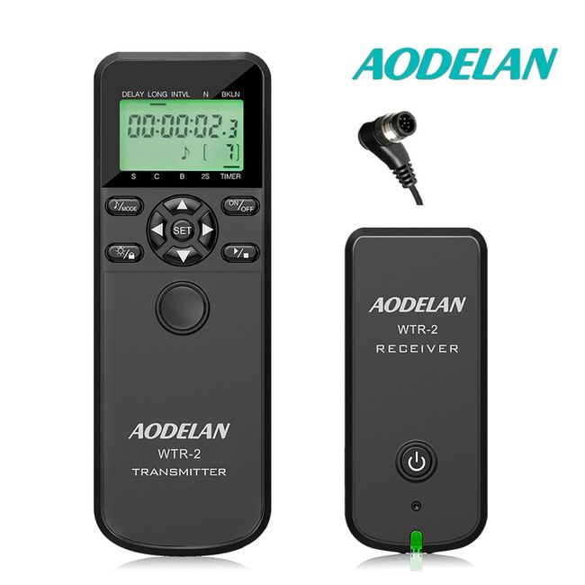 AODELAN Camera Wireless Shutter Release Timer Remote Control for Nikon Z6, Z7, D