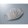 Moisture-wicking, heat-generating, warm mask, 2 piece set, light gray