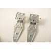 Chrome Plated Brass Refridgerator Hinges (UX3-2/JSF6) 1 Pair 442-1 Smooth Door