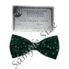 Mini Hair Bow Collection (Alligator Clip, Gray Polka Dots)