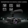 HD 1080p Digital Video Camera YouTube Live Stream Vlogging Recorder Microphone