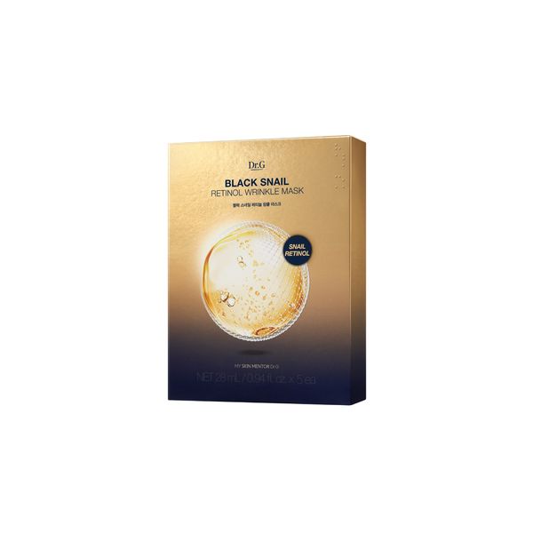 Dr.G Black Snail Retinol Wrinkle Mask (5pcs) 5piece