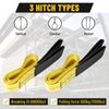 2Pc With Heavy Duty Flat Loops 2"x6ft Nylon Web Lifting Sling Tow Strap Eye &Eye