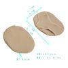 SATiNU Ballet Gel Toe Pad Toe Corrective Support Toe Protection (L, C Beige)