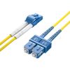 OS2 LC to SC Duplex Fiber Optic Cable, LWL, Singlemode Jumper, 3-meter(9.8ft)