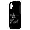 iPhone 16 Line Art Bird & Ornithologist Anna'S Hummingbird Case