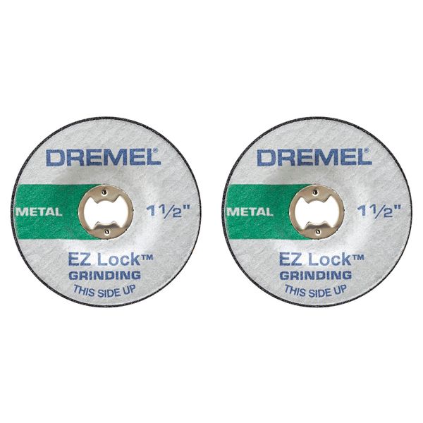 Dremel EZ541GR Aluminum Oxide Grinding Wheel (2-Piece)