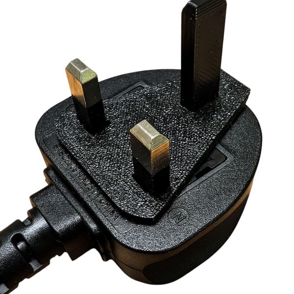 UK Plug Earth Pin Repair Plates, 3 Shapes Pack, PLA Material, Black (Triangle)