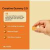 Create Creatine Monohydrate Gummies for Men & Women Orange,90ct