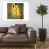 Spiffing Prints Klimt The Kiss - Small - Semi Gloss - Framed