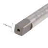 sourcing map Machine Tap 3/8-24 UNF Thread H2 High Speed Steel Screw Thread Taps Threading Tapping Tool 2pcs