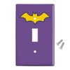 GRAPHICS & MORE Batman Batgirl Logo Plastic Wall Decor Toggle Light Switch Plate Cover