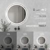 24-Inch round Wall-Mounted Bathroom Mirror