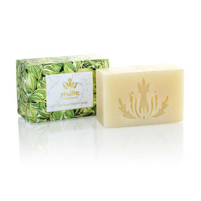 Malie Organics' Koke'e Moistuirizing Luxe Cream Soap Bar with Coconut & Olive Oils and Cocoa Seed Butter. 4 Fl Oz.