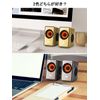 OROW PC Speaker Small 10W Output PC Speaker USB Connection Laptop External Speaker for Laptop/Monitor (Silver)