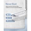 LAMU 3-Tier Hanging Shower Caddy Rustproof Organizer Over Showerhead Hooks