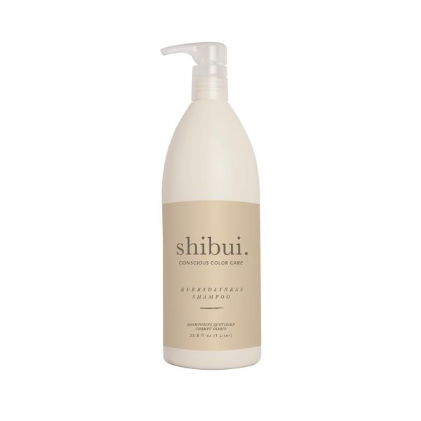 SHIBUI Conscious Color Care Everydayness Shampoo with Rose Water and Saké and Silicone Free - for Healthy and Clean Hair - for Fine to Medium Hair, 33.8 Fl Oz