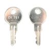 HUNTER 122516 CH751 Controller Cabinet Replacement Keys, Silver