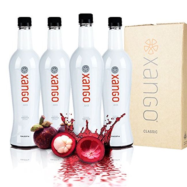 XANGO Mangosteen Juice, 750 ml, 4-Count (1 case)