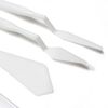Artway Moulded Plastic Palette Knife Set - 5pcs,White