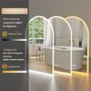 Smart LED Bathroom Mirror Time Date Temp Display Anti-fog Backlit Mirror w Light
