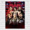 Themed WWE Print - RAW Weekly Programming Poster Wall Art (29.7cm x 42cm - A3)