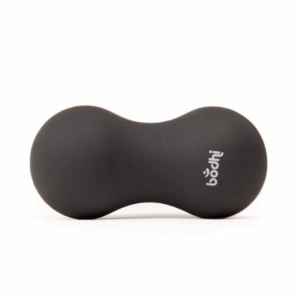 Trigger Point and Fascia Massage Peanut Massage Ball - Use for Neck, Lower Back, Black