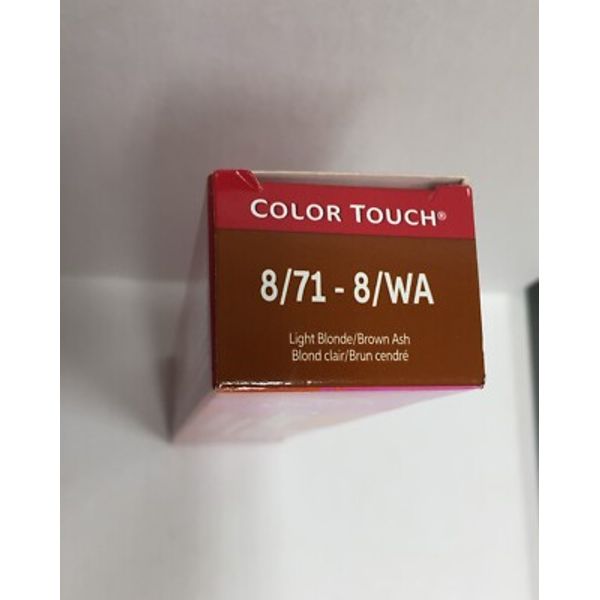 Wella Color Touch 8/71-8/WA Light Blonde/Brown Ash, 2 oz