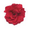 Meilliwish Camellias Flower Hair Clip and Brooch Pin (Red) (A74)