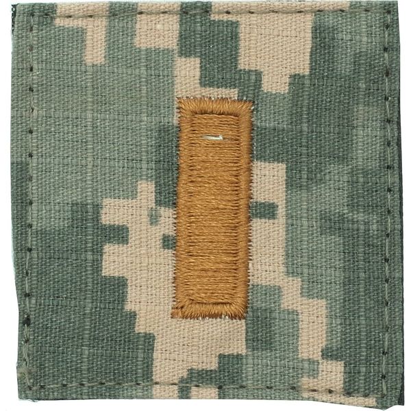 US ARMY ACU Combat Uniform Class Badge with Velcro One Size 9 Second Lieutenant