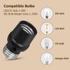 GMY Dusk to Dawn Sensor Socket, E26 Base Light Sensor Socket for Outdoor Lighting, Compatible with LED/INC/CFL/Halogen Bulbs, 1Pack