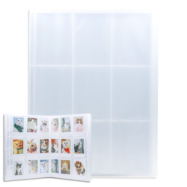 Photocard Binder, 288 Taschen Kpop Fotokartenbinder 3 Zoll Mini-Fotoalbum Kpop Fotoalbum (Transparent)