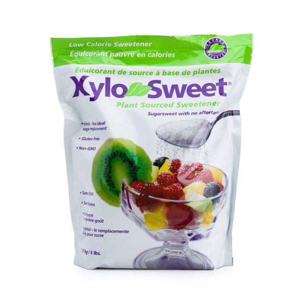 Xlear XyloSweet Non-GMO Xylitol Sweetener - Natural Sweetener Sugar Substitute, Granules, 5 Pound Bag (Pack of 2)