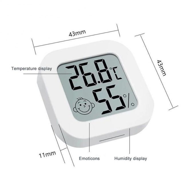 Indoor Room LCD Electronic Temperature Humidity Meter Digital