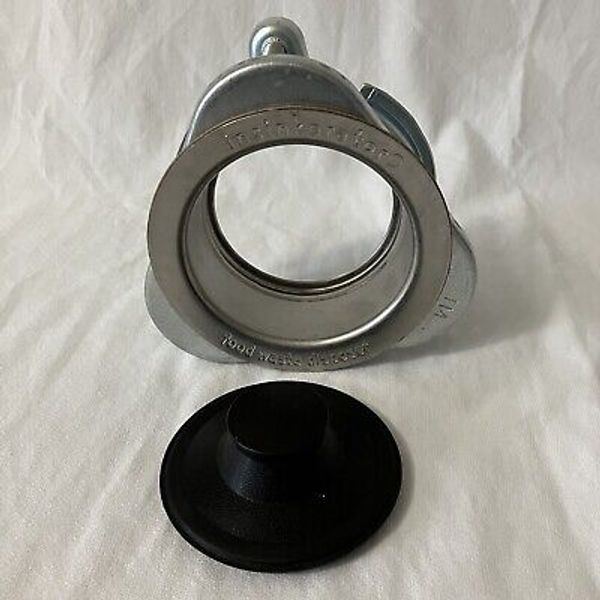 InSinkErator Garbage Disposal Top Flange Mounting Bracket and Black Drain Plug